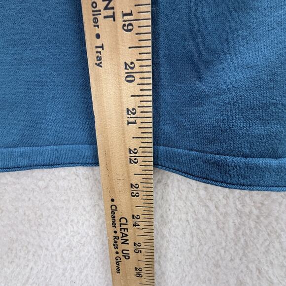 J.Jill Blue Cropped Cardigan Sweater Button Up 3/4 Sleeve Woman Size XL Preppy - Picture 9 of 14